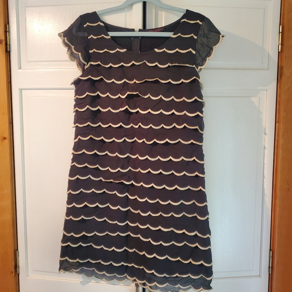 Tiered and scalloped Betsey Johnson